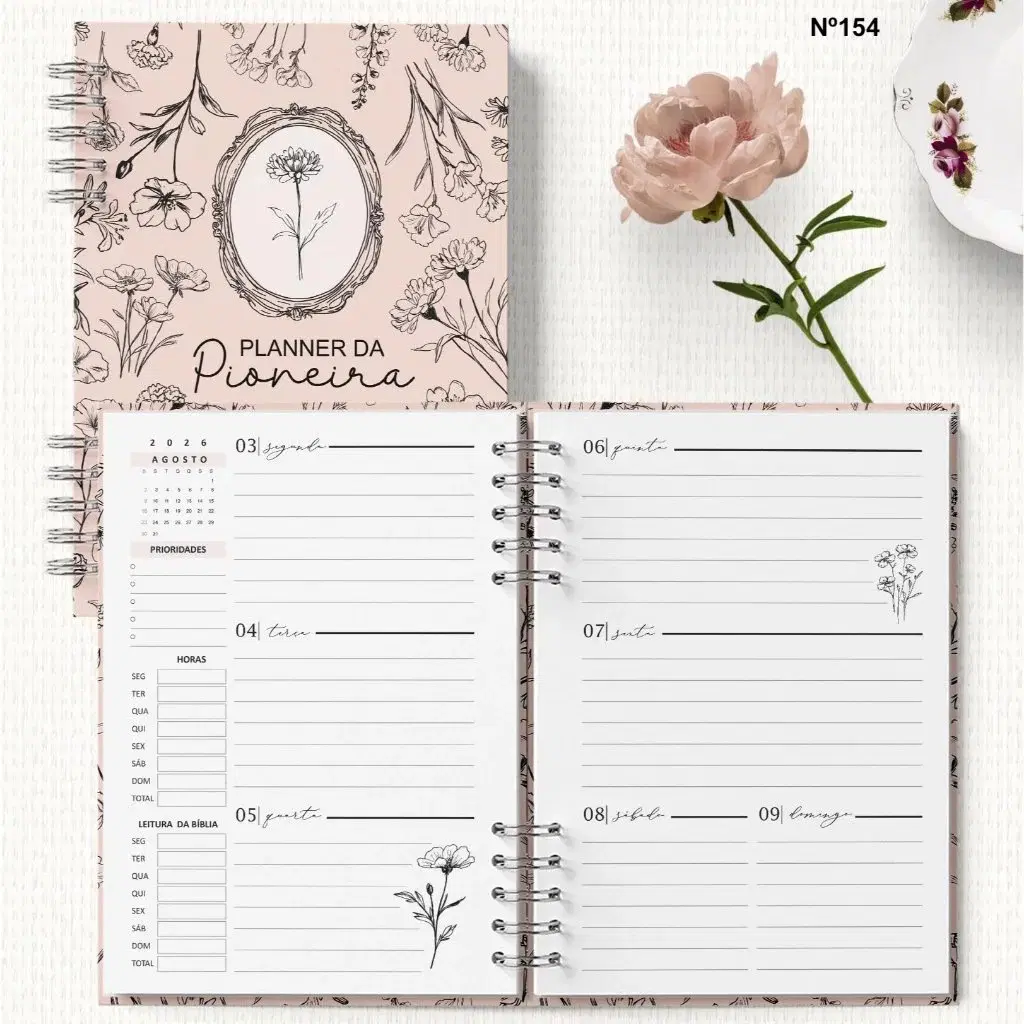 🌸 Leve também o Planner da Pioneira na PROMOÇÃO!