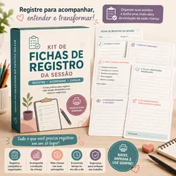 Kit de Fichas de Registro da Sessão