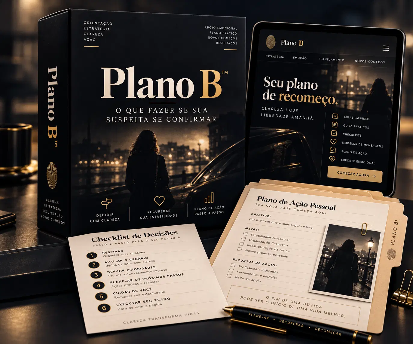 Plano B — O que fazer se sua suspeita se confirmar