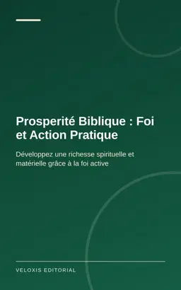 Prosperité Biblique : Foi et Action Pratique