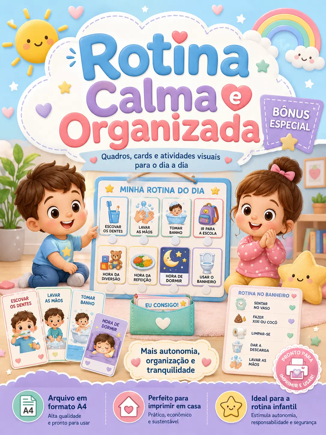 Rotina Calma e Organizada
