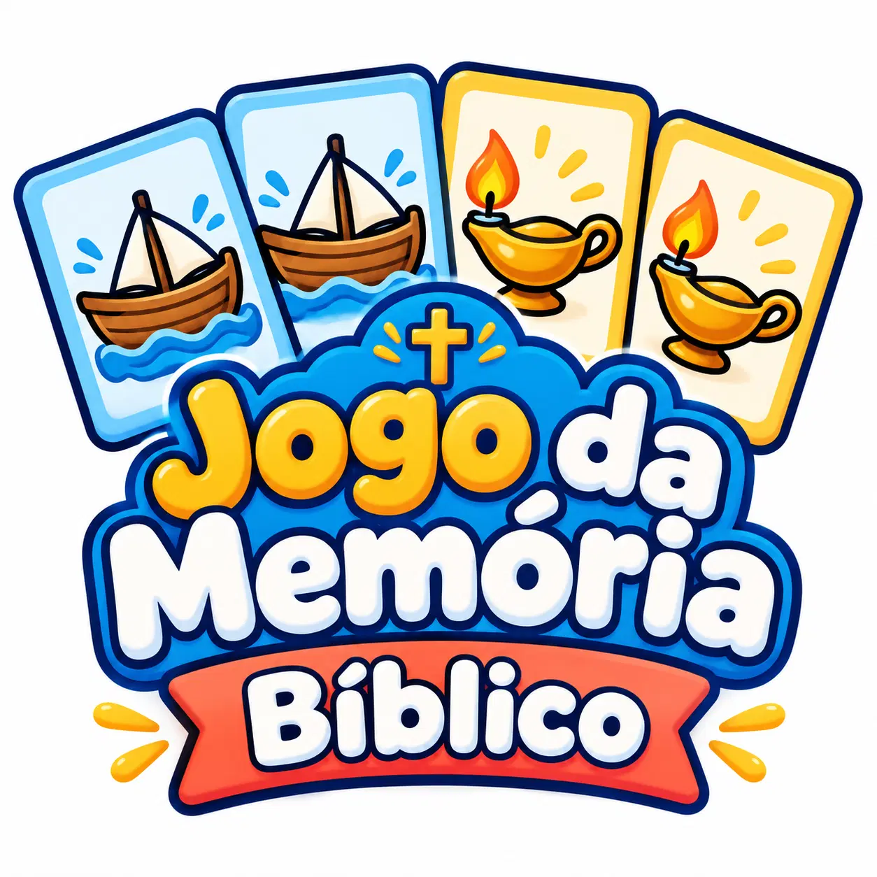 Jogo da memória bíblico em PDF