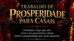 TRABALHO DE PROSPERIDADE CASAL