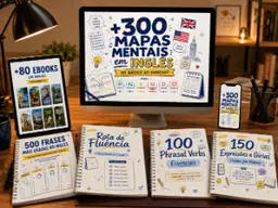 300 Mapas Mentais em Inglês