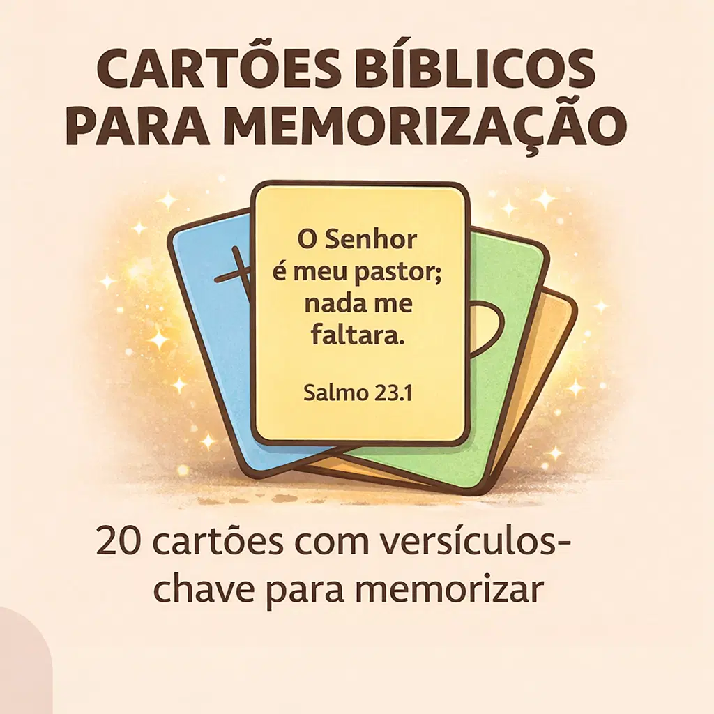 Cartões Bíblicos para Memorização