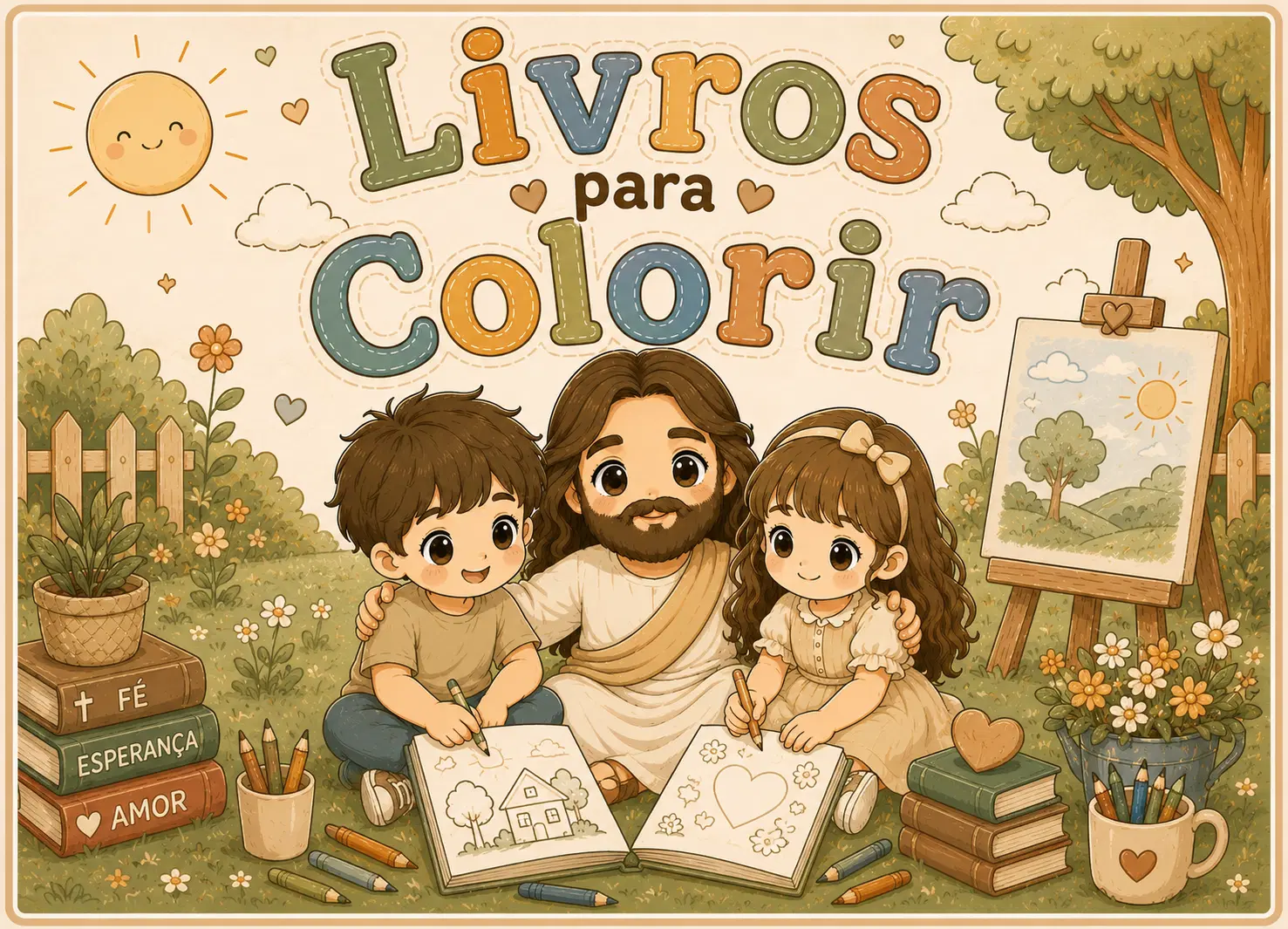 Colorindo Com Jesus