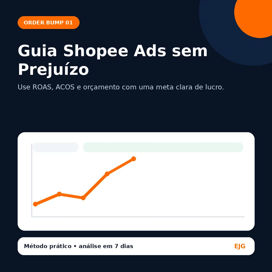 Guia Shopee Ads sem Prejuízo: pare de queimar dinheiro