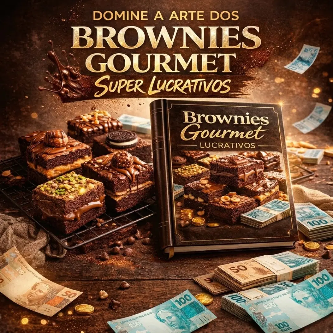 BROWNIE GOURMET LUCRATIVOS - RECEITAS PREMIUM