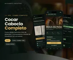 Cocar Caboclo Completo – Curso + Moldes + Lista de Materiais