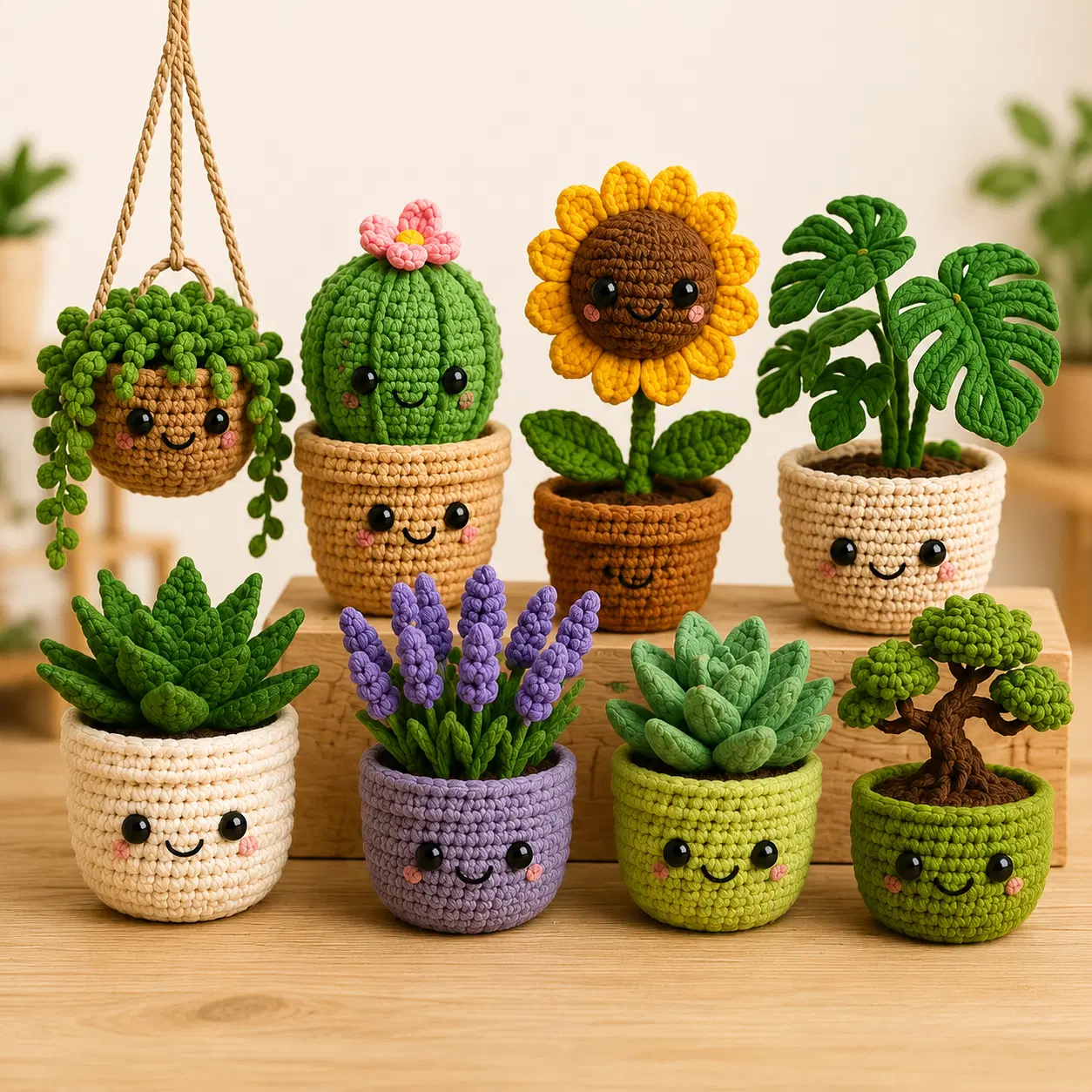Plantas amigurumi