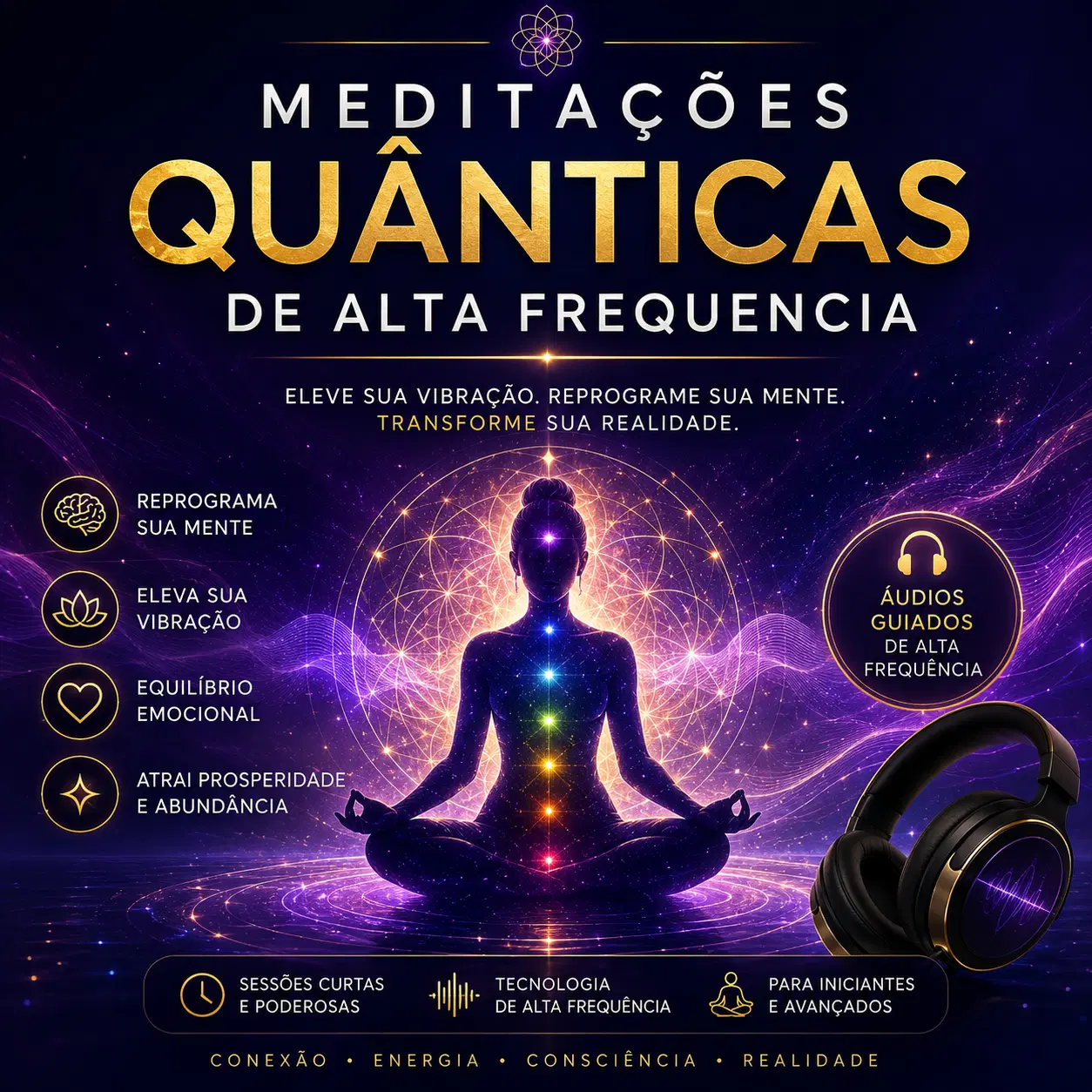 Pacote Premium de Meditações Quânticas