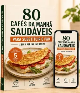 80 Cafés da Manhã Saudáveis para Substituir o Pão