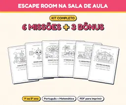 Escape Room na Sala de Aula – Kit Completo