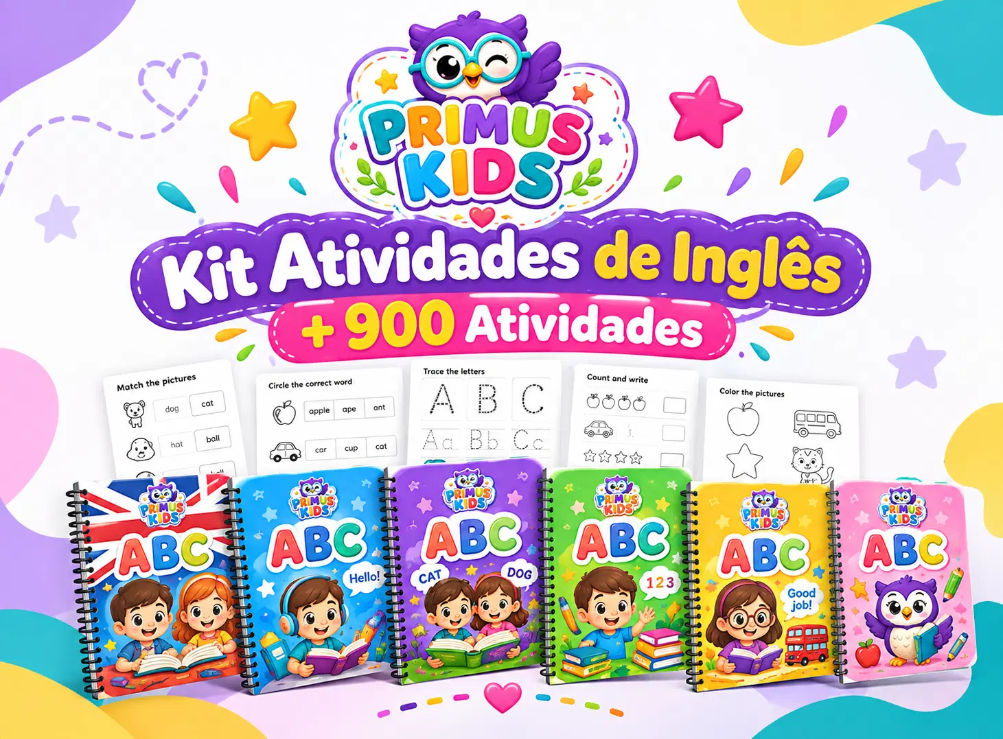 Kit Atividades de Inglês + 900 Atividades