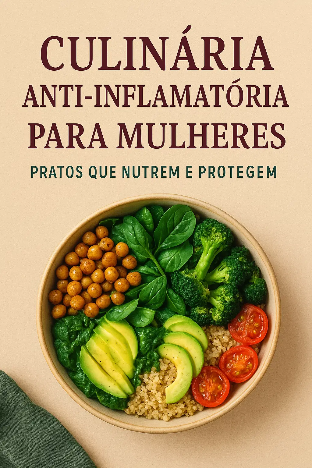 CULINÁRIA ANTI-INFLAMATÓRIA PARA MULHERES – Pratos que Nutrem e Protegem 2.0