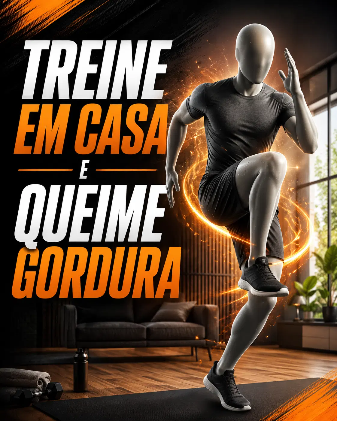 Treine em Casa — Rotinas Para Queimar Gordura