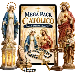 Mega Pack Católico para Impressão 3D