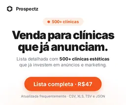 500+ clínicas estéticas que investem em anúncios