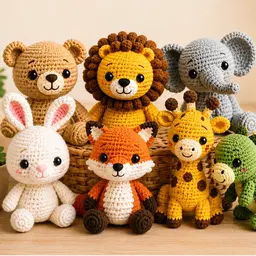 +1.202 Animais Amigurumi