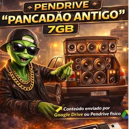 Pendrive Pancadão Automotivo Antigo