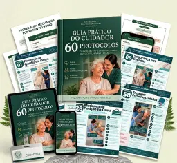 Método Cuidadora 6x1 - 60 Protocolos Para Cuidadora de Idosos Pacote Básico