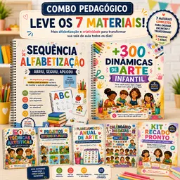 +300 Dinâmicas de Artes Infantil + 8 Bônus