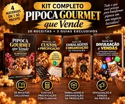 Kit Completo Pipoca Gourmet que Vende