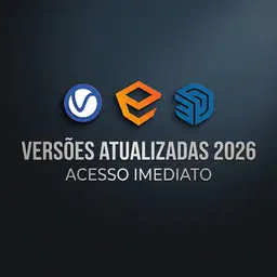 Combo Mestre do Render — V-Ray7.20, Enscape4.14 e SketchUp Pro 2026