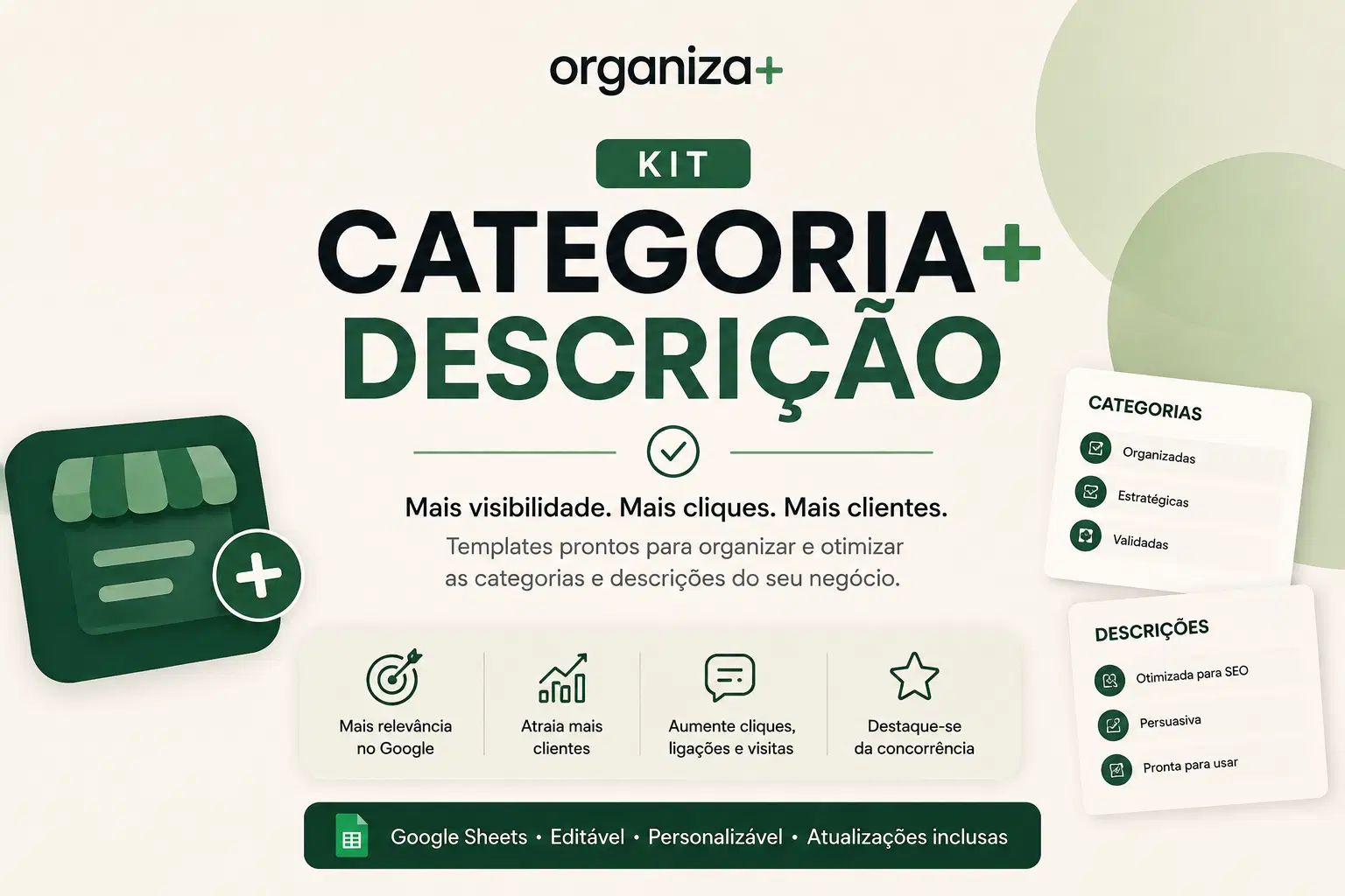 Kit Categoria Descrição - GMN