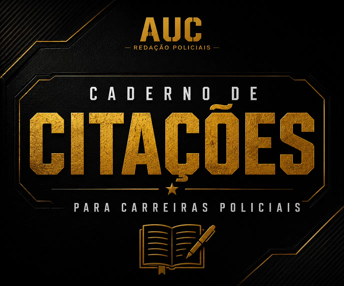 Caderno de citações para carreiras policiais