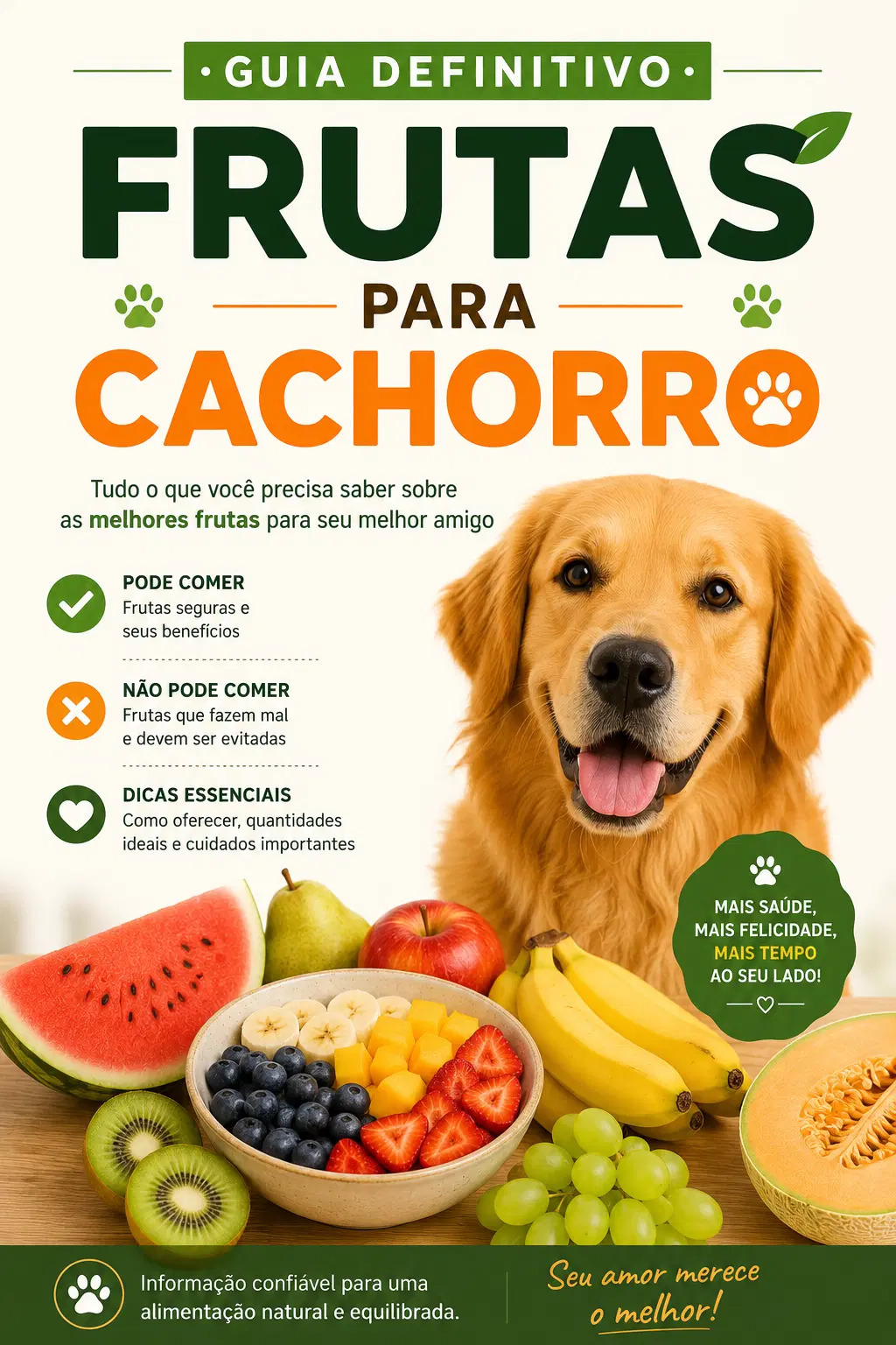Frutas para Cachorro - Guia Definitivo