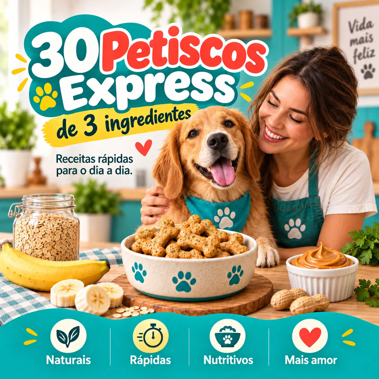 30 Petiscos Express de 3 Ingredientes
