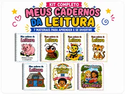 Kit 7 Livros de Leitura