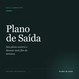 Plano de Saída: seu plano contra o Serasa num fim de semana
