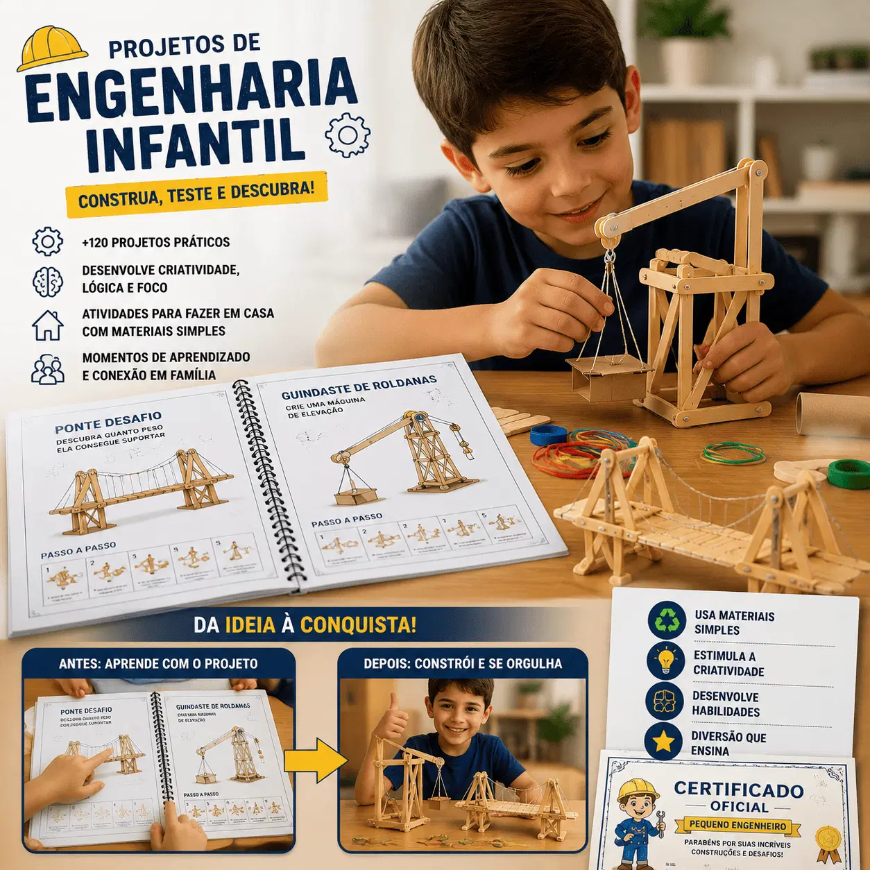 120 PROJETOS DE ENGENHARIA INFANTIL