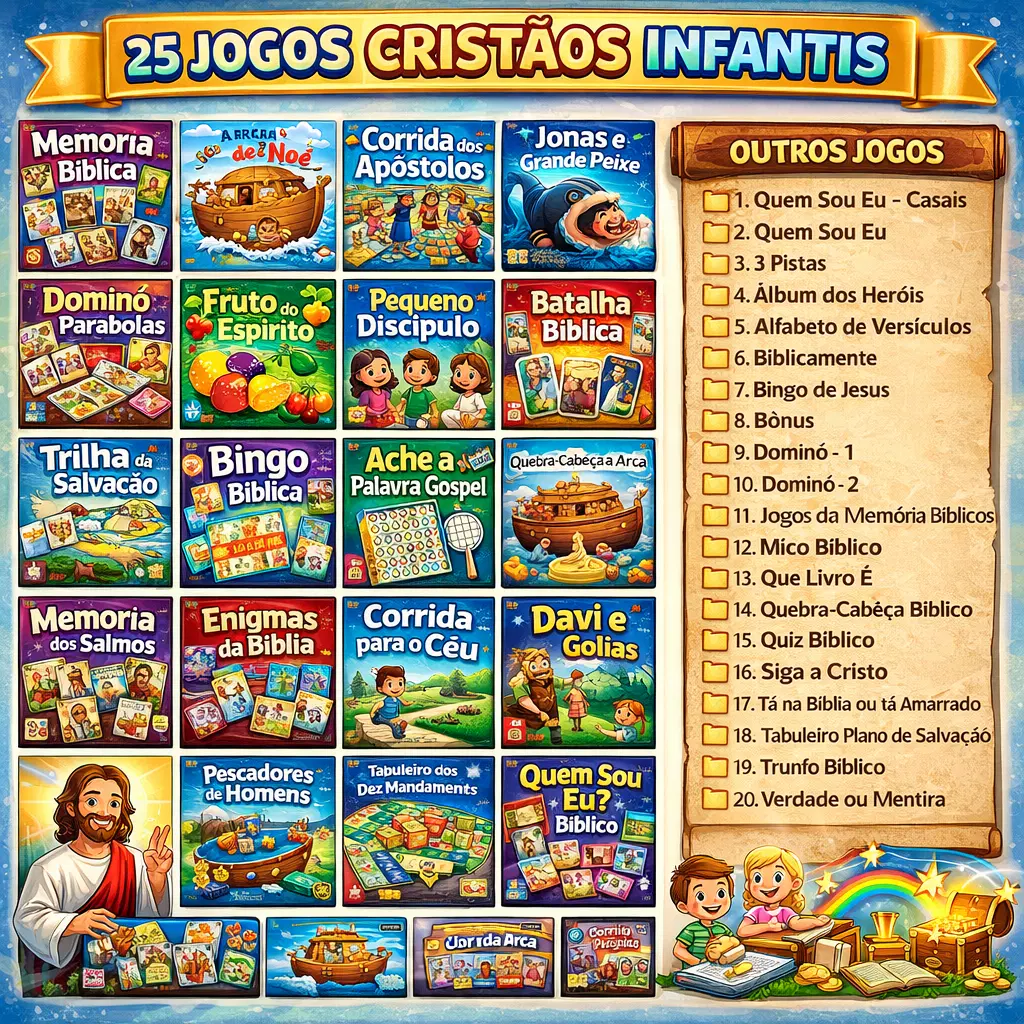 25 JOGOS BÍBLICOS