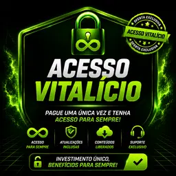 👑 ACESSO VITALÍCIO: Pague uma vez e tenha a comunidade para sempre