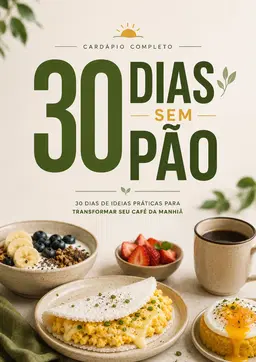 30 Dias Sem Pão — O Cardápio Completo para Transformar seu Café da Manhã