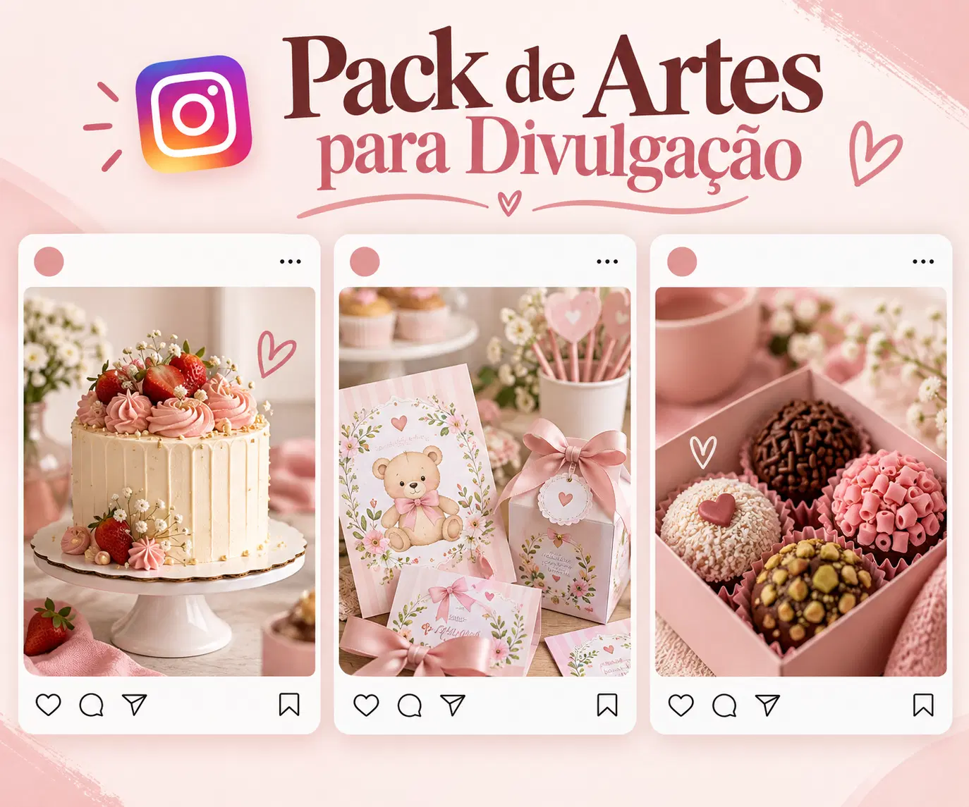 Pack de Artes para Divulgação