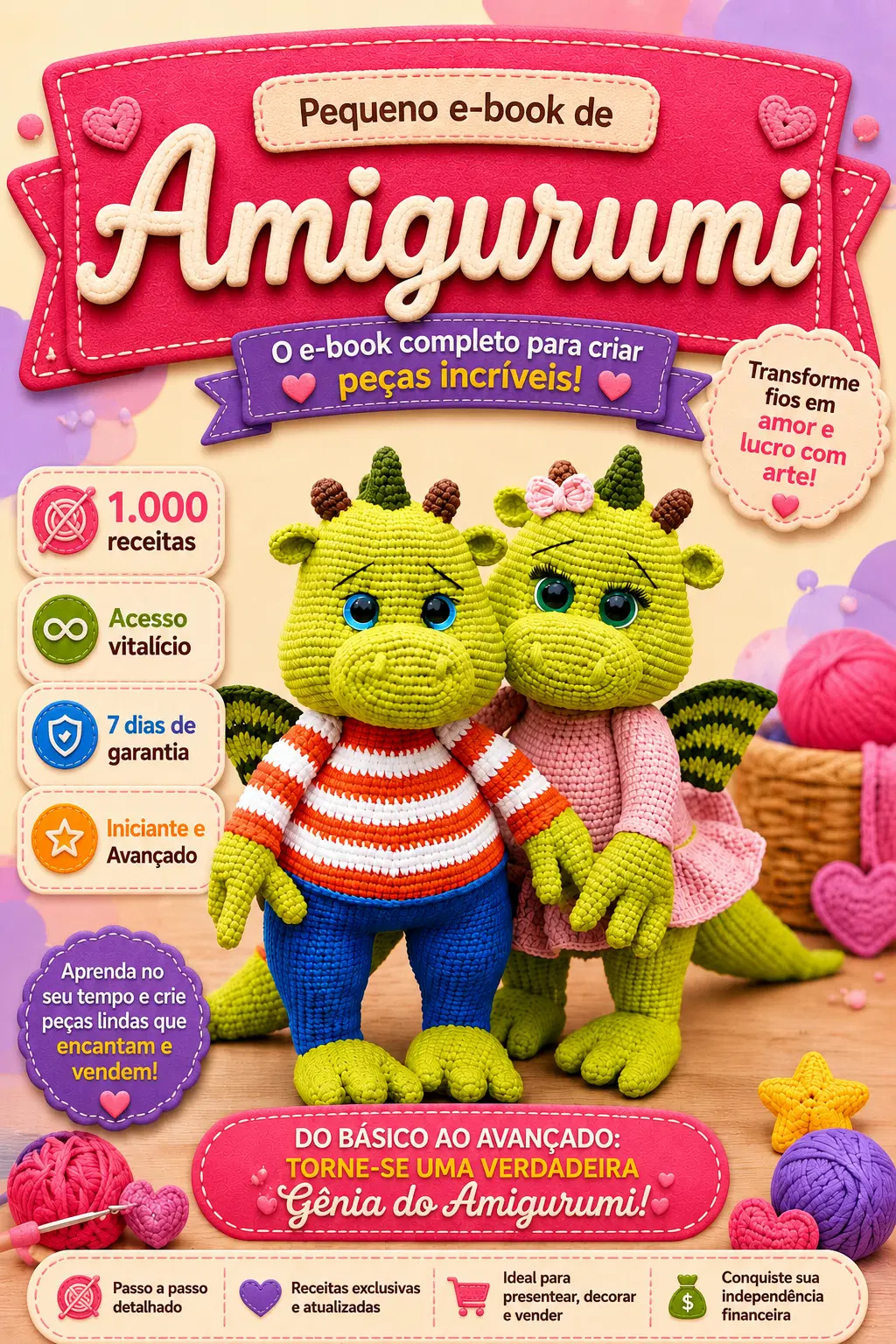 1.000 receitas exclusivas de amigurumi