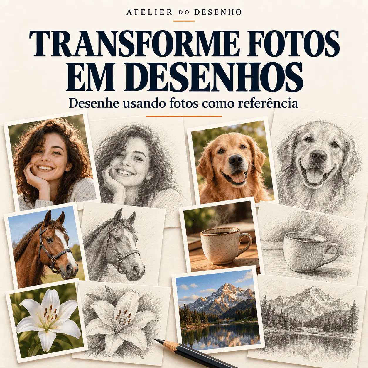 Transforme fotos em desenhos