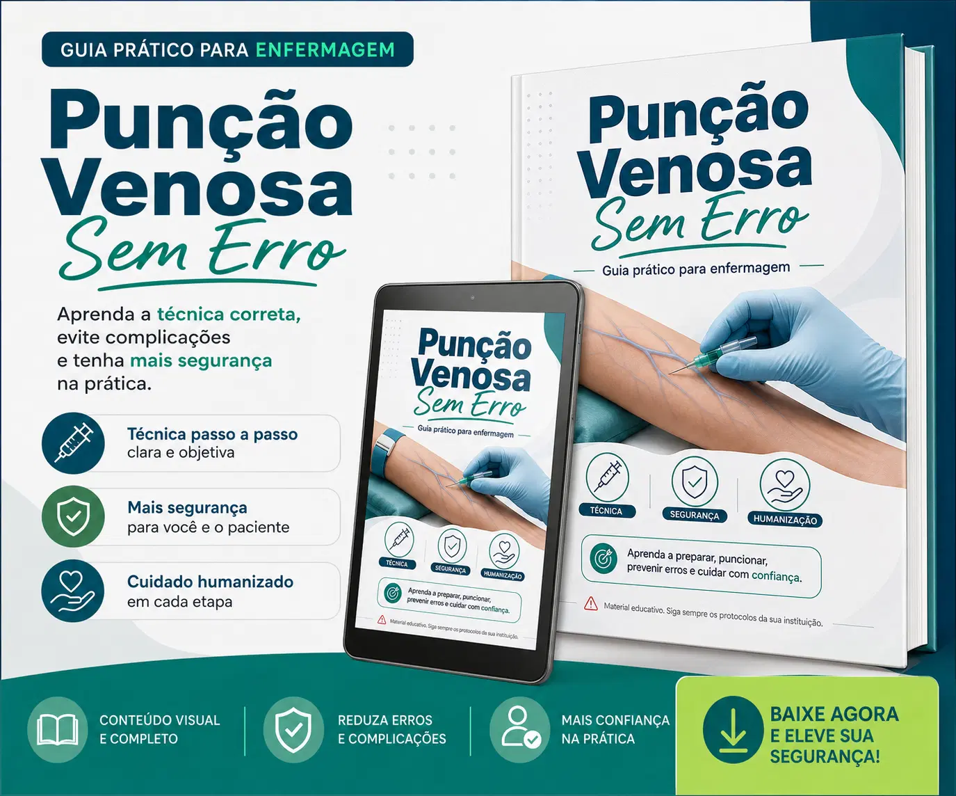 Punção Venosa Sem Erro - Guia prático para enfermagem