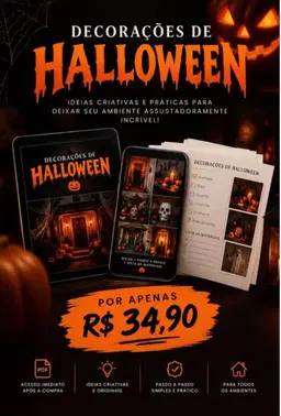 decoração de halloween.