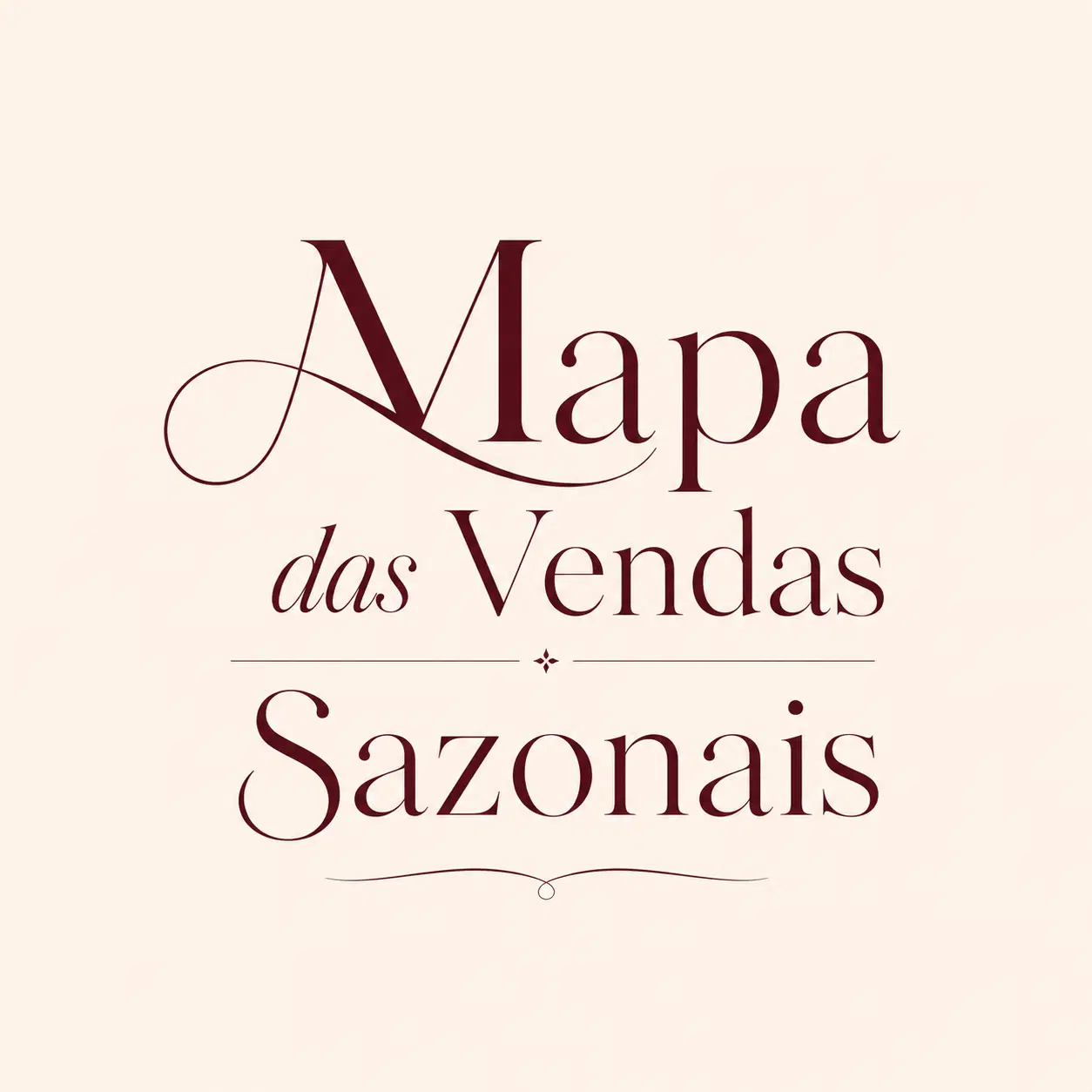 Mapa das Vendas Sazonais