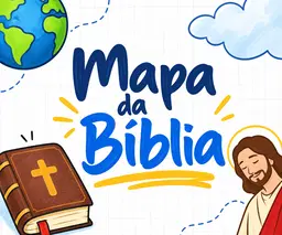 Mapa da Bíblia — Os 73 Livros Simplificados