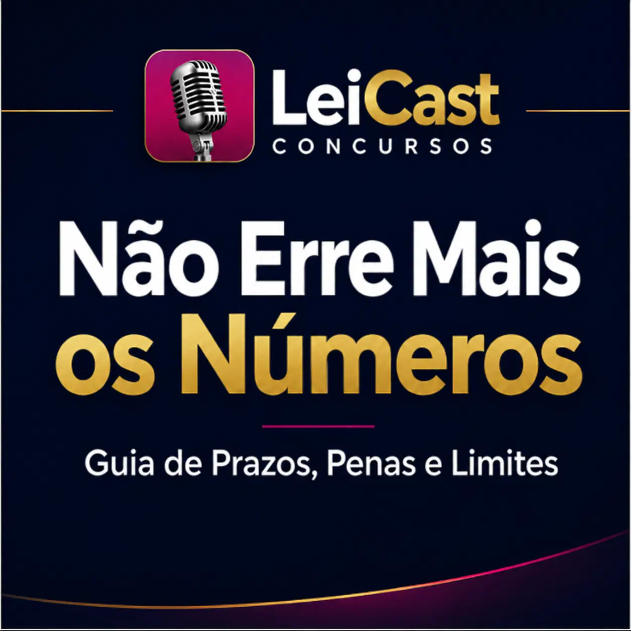 Não Erre Mais os Números — Guia de Prazos e Penas