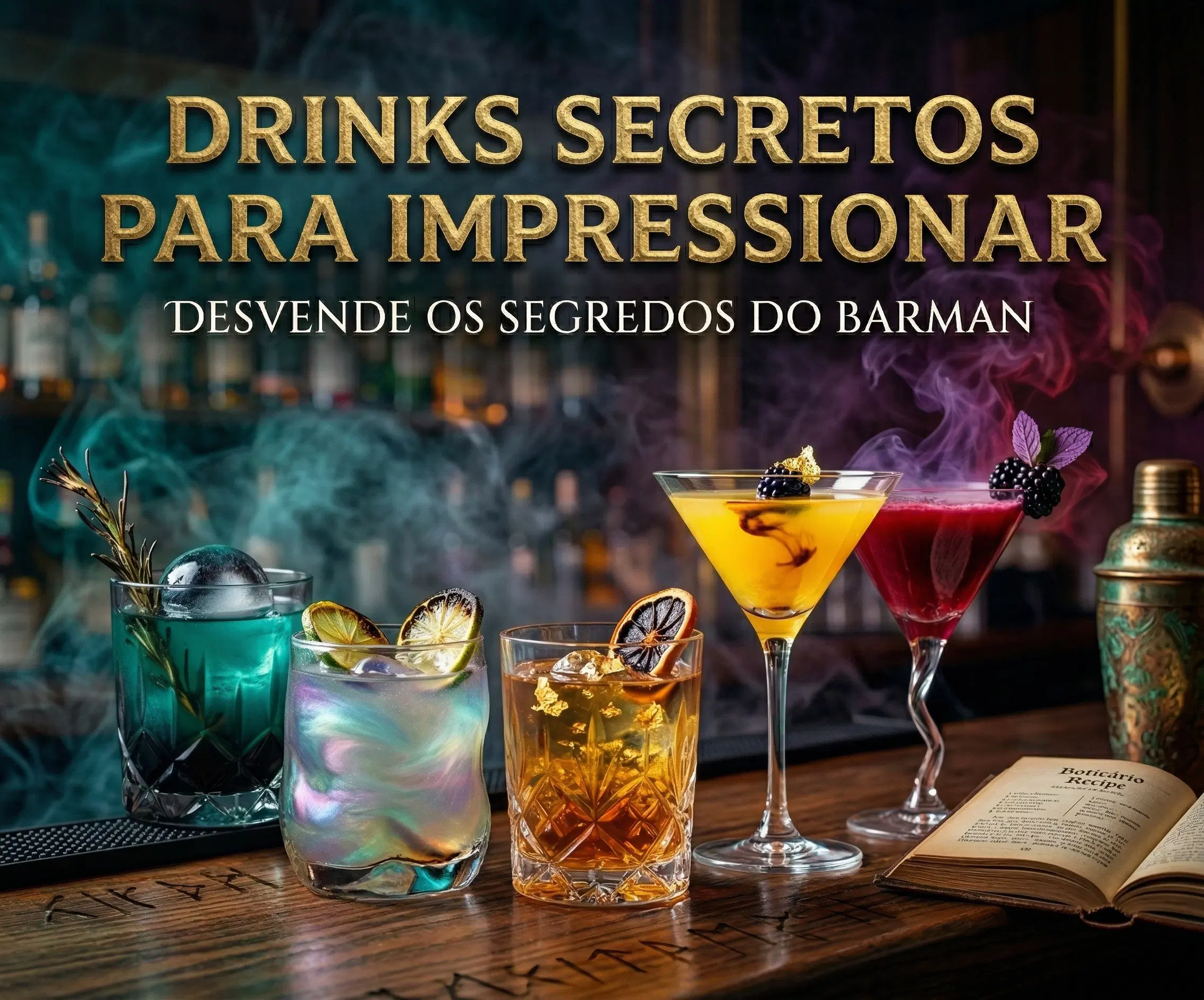 Receitas de Drinks Secretos para Impressionar