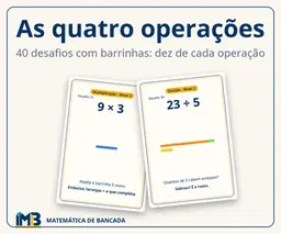 As quatro operações com barrinhas