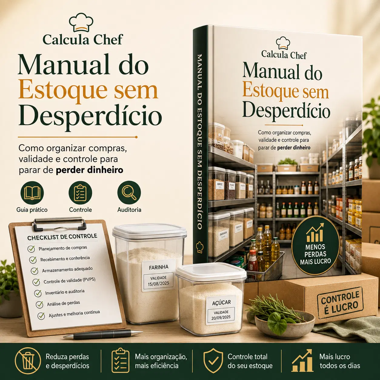 📦 Estoque sem Desperdício: Pare de Perder Dinheiro na Cozinha