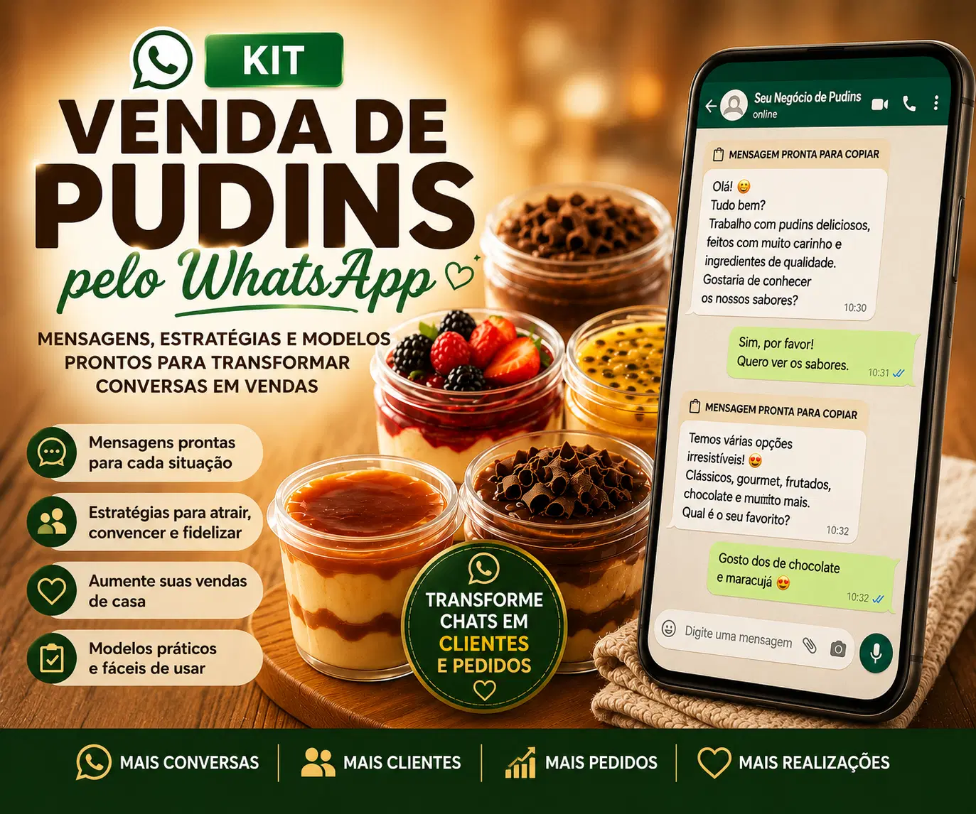 Aprenda a vender Muito pelo WhatsApp.